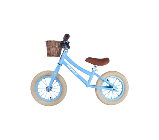 Blue balance bike