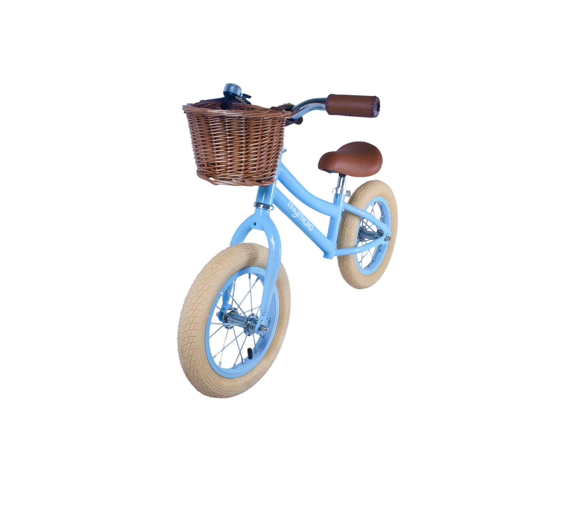 Light Blue Balance Bike with Basket