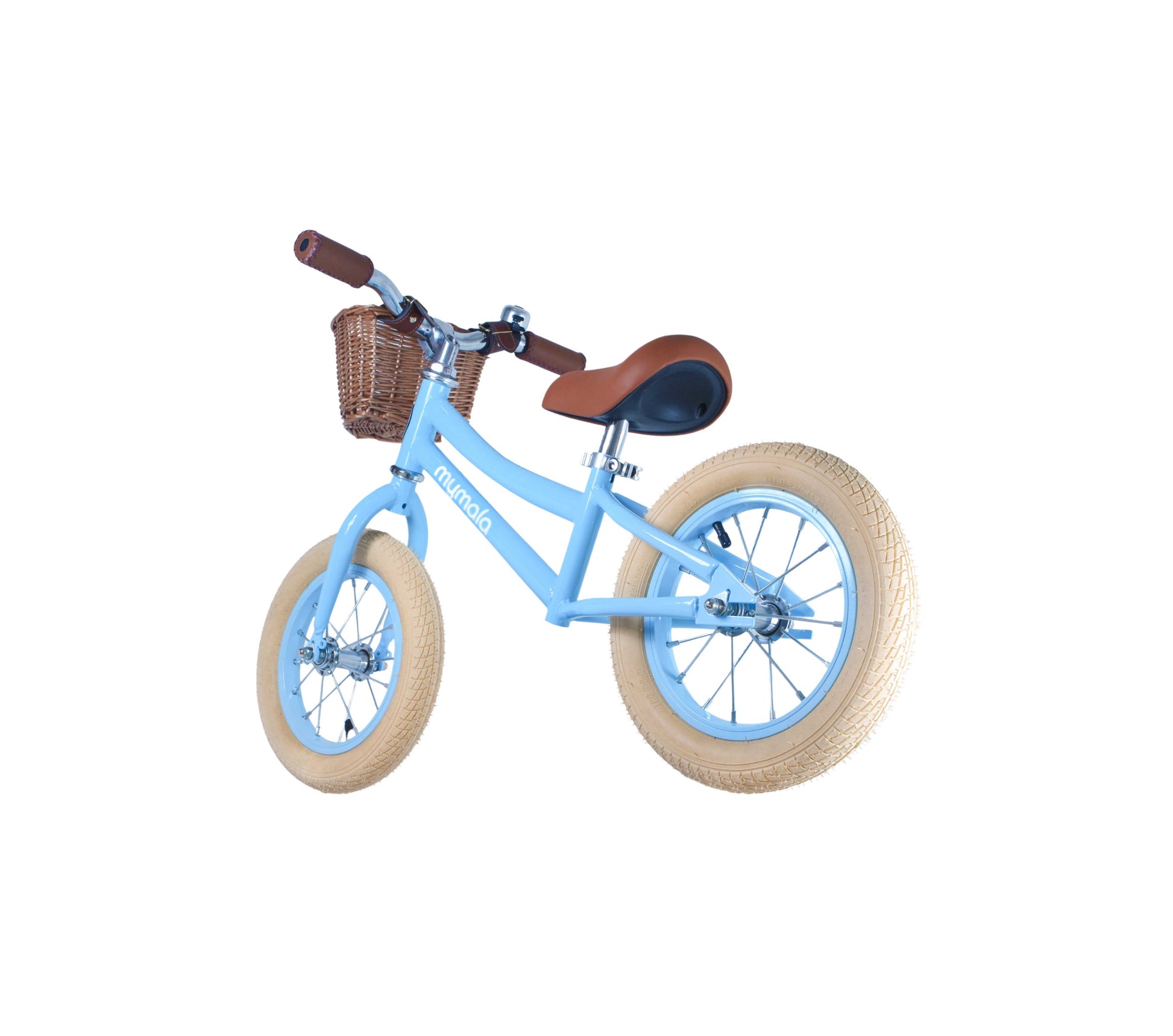 Blue Kids Balance Bike with Basket